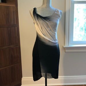 Vintage Helmut Lang Twisted Mini Spray Ombré Dress (Size 0 - 2)